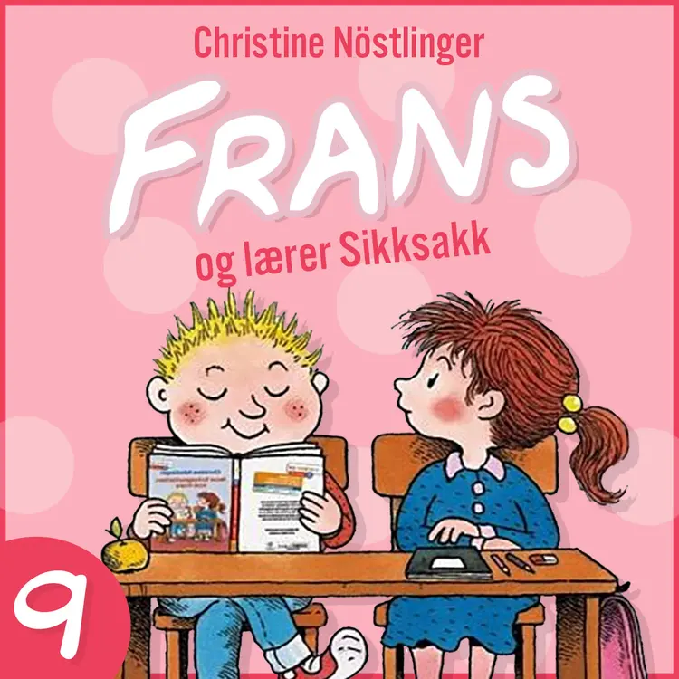 Omslag Frans og lærer Sikksakk av Christine Nöstlinger (Lydbok)
