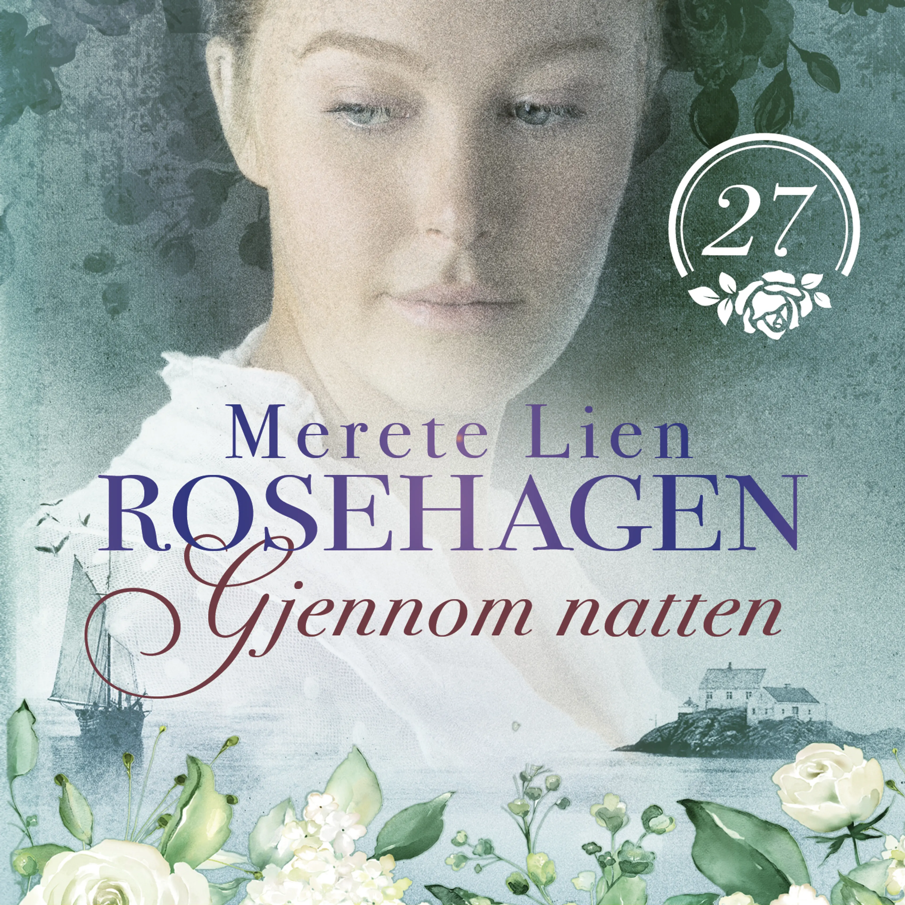 Omslag Gjennom natten av Merete Lien (Lydbok)