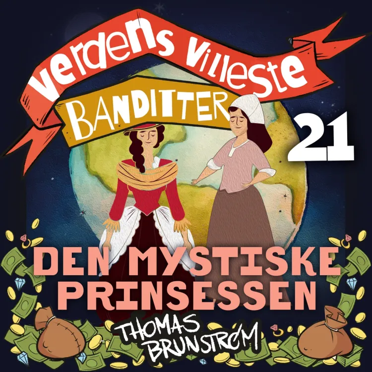 Omslag Den mystiske prinsessen av Thomas Brunstrøm (Lydbok)