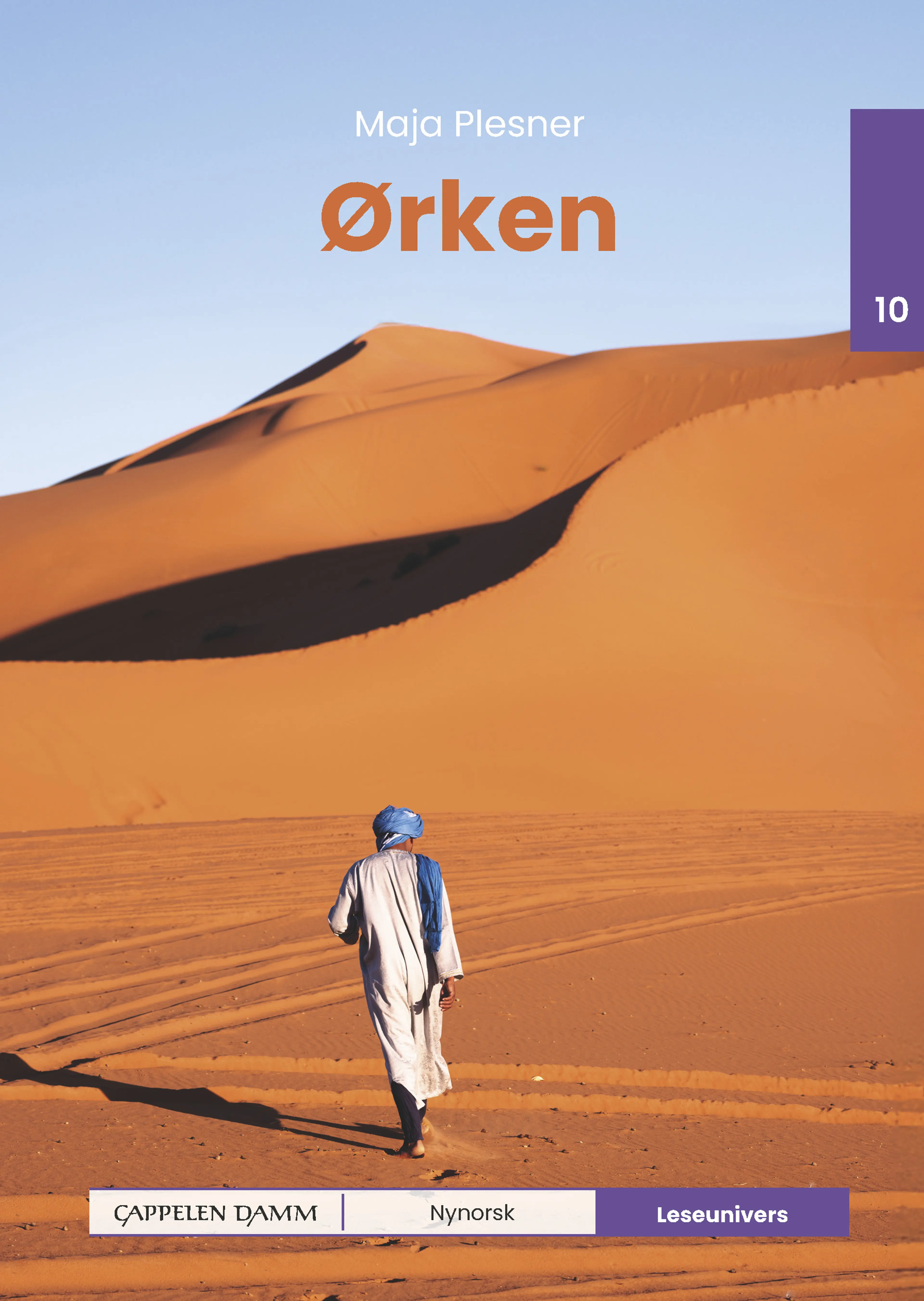 Omslag Leseunivers 10: Ørken av Maja Plesner (Innbundet)