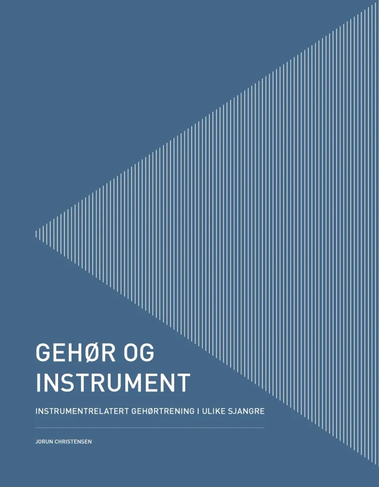 Omslag Gehør og instrument av Jorun Christensen (Heftet)