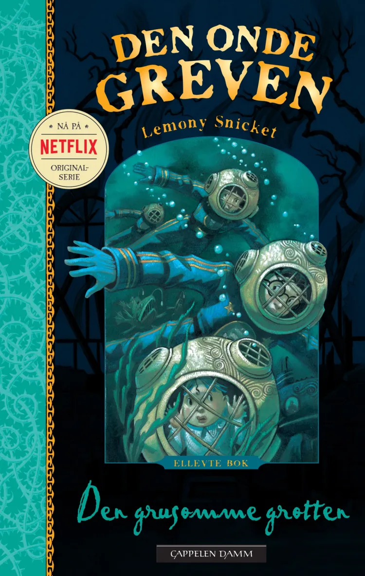 Omslag Den grusomme grotten av Lemony Snicket (Heftet)