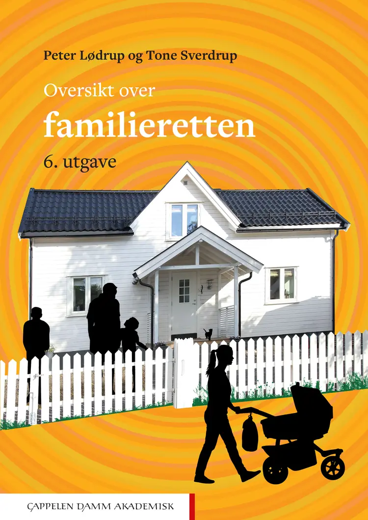 Omslag Oversikt over familieretten av Peter Lødrup og Tone Sverdrup (Heftet)