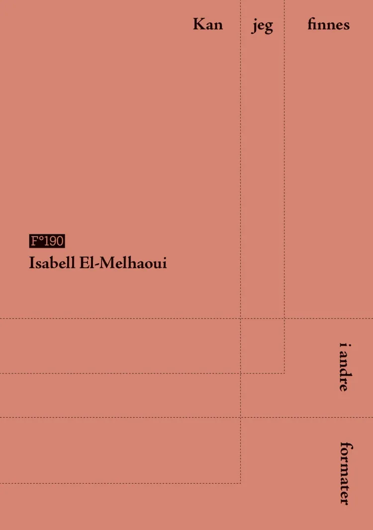 Omslag Kan jeg finnes i andre formater av Isabell El-Melhaoui (Innbundet)