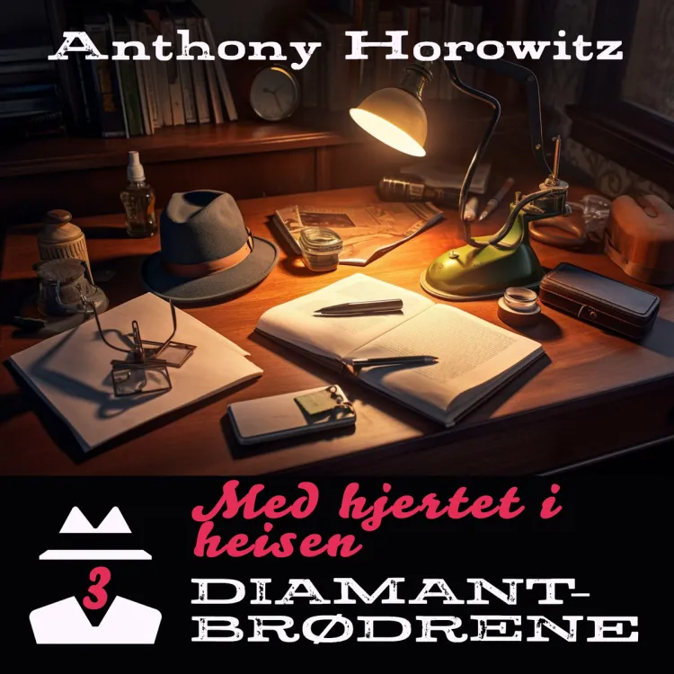 Omslag Med hjertet i heisen av Anthony Horowitz (Lydbok)