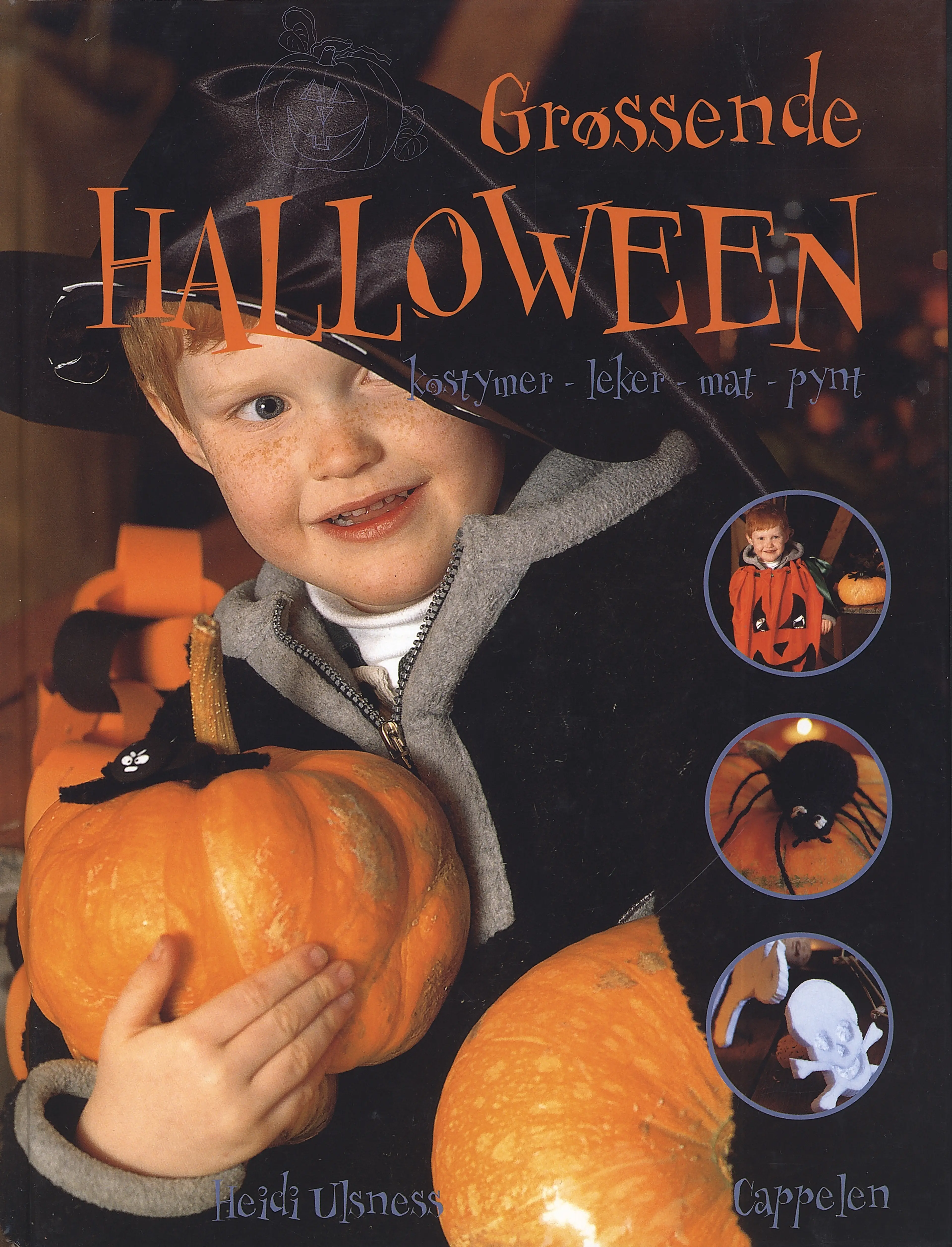 Omslag Grøssende halloween av Heidi Ulsness (Innbundet)