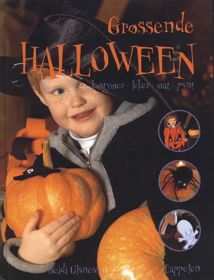 Omslag Grøssende halloween av Heidi Ulsness (Innbundet)