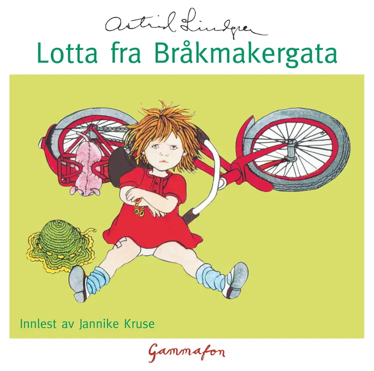 Omslag Lotta fra Bråkmakergata av Astrid Lindgren (Lydbok)