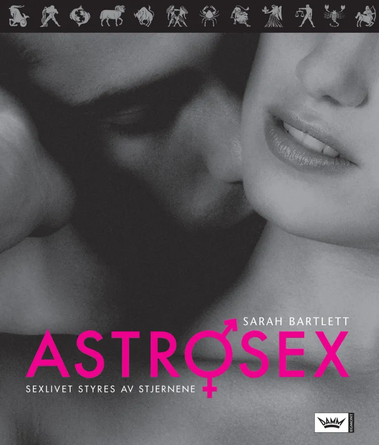 Omslag Astrosex av Sarah Bartlett (Ukjent)