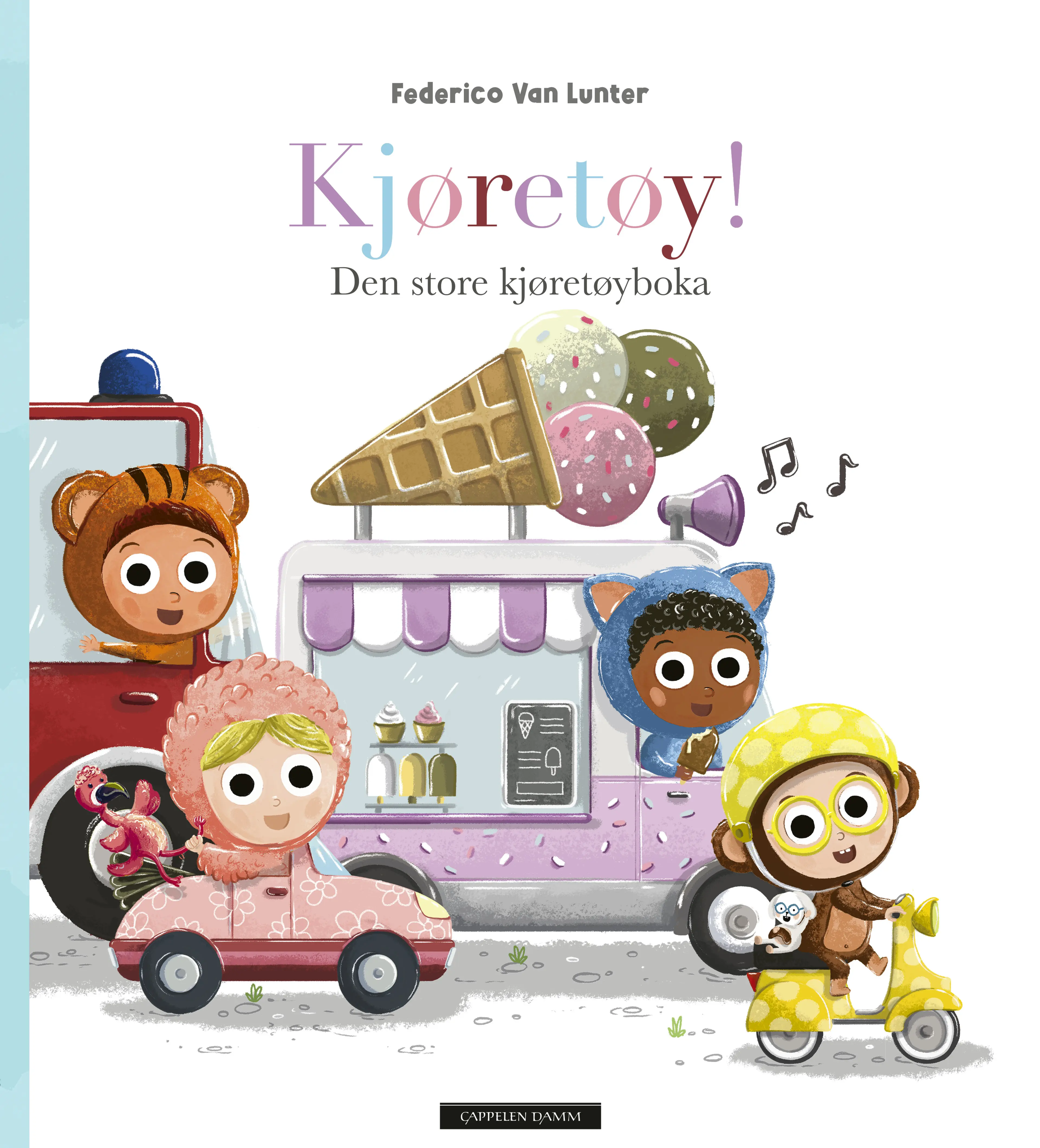 Omslag Kjøretøy! av Federico Van Lunter (Ebok)
