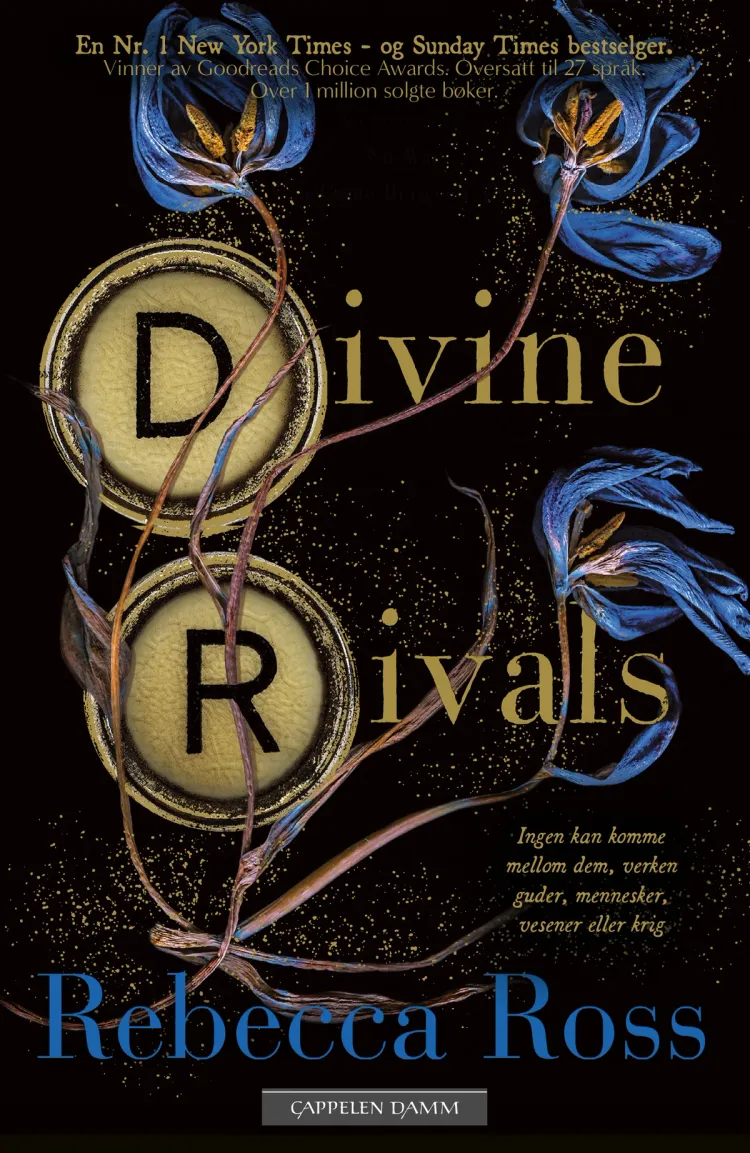 Omslag Divine Rivals av Rebecca Ross (Heftet)
