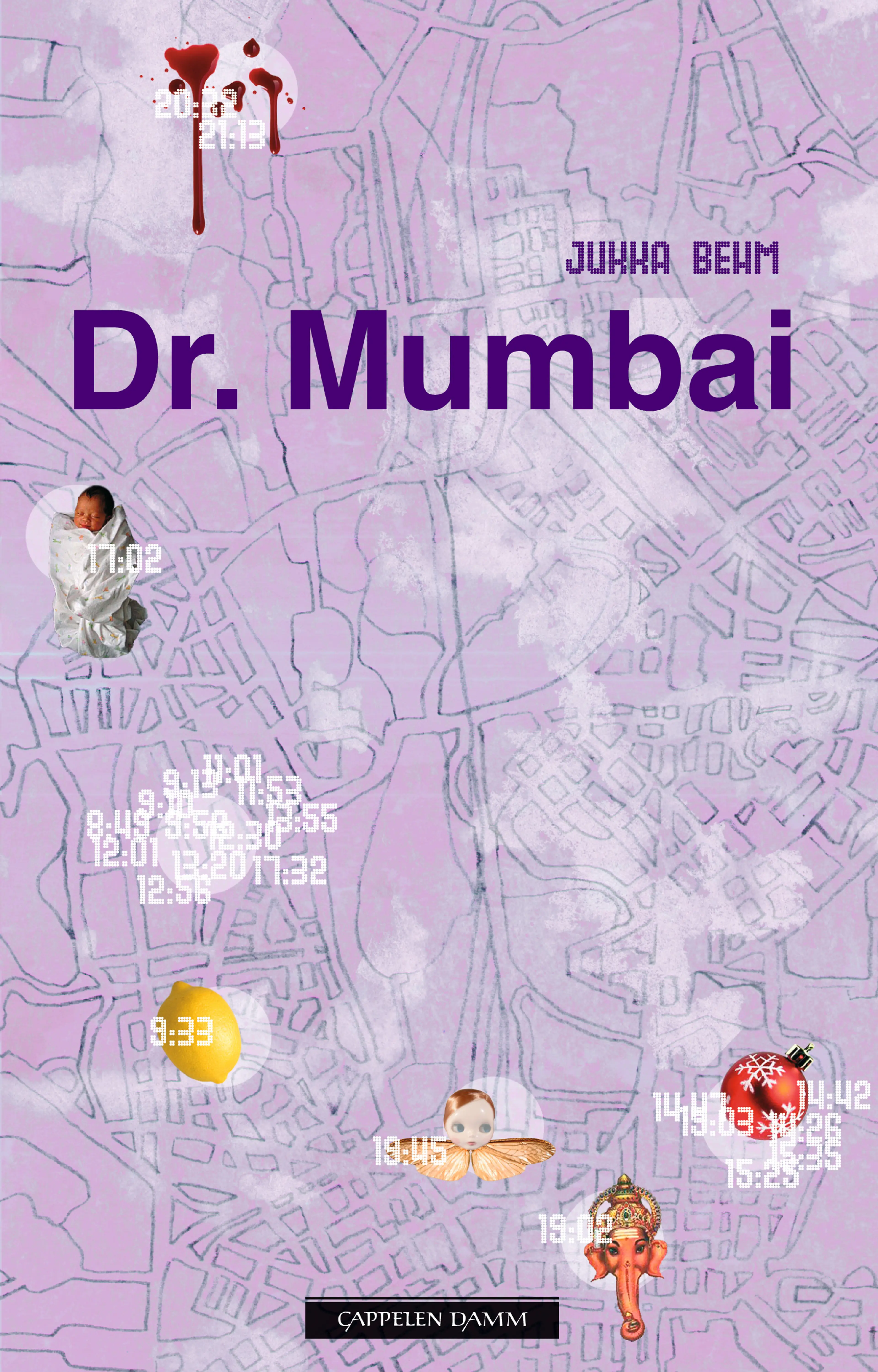 Omslag Dr. Mumbai av Jukka Behm (Innbundet)
