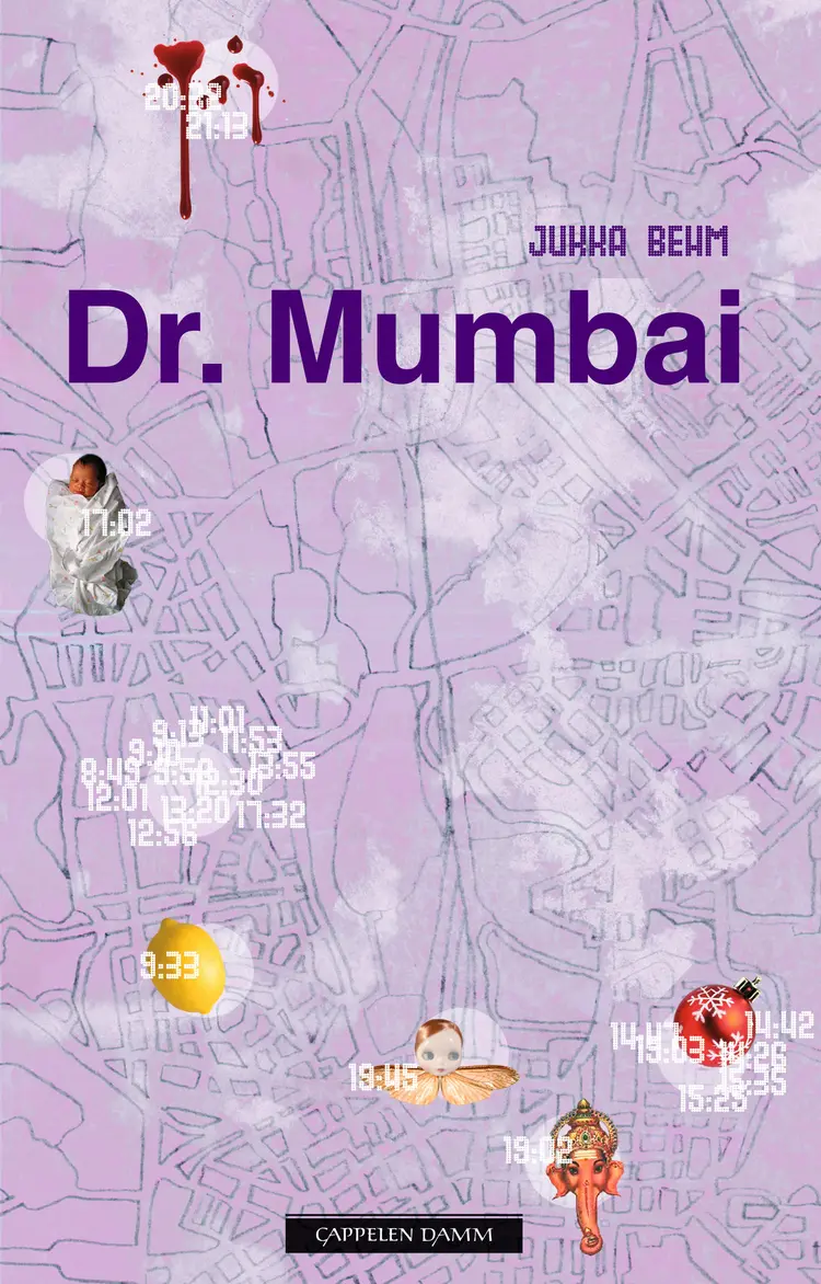Omslag Dr. Mumbai av Jukka Behm (Innbundet)