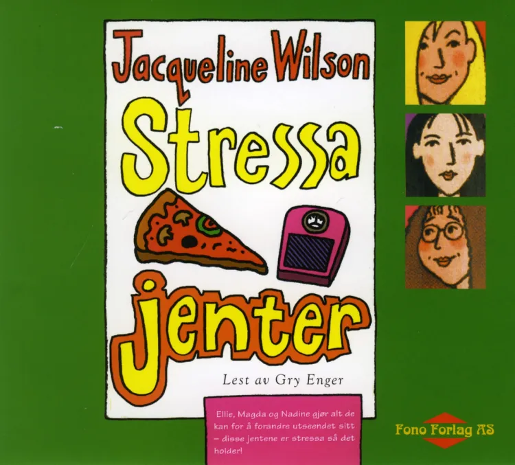 Omslag Stressa jenter av Jacqueline Wilson (CD)