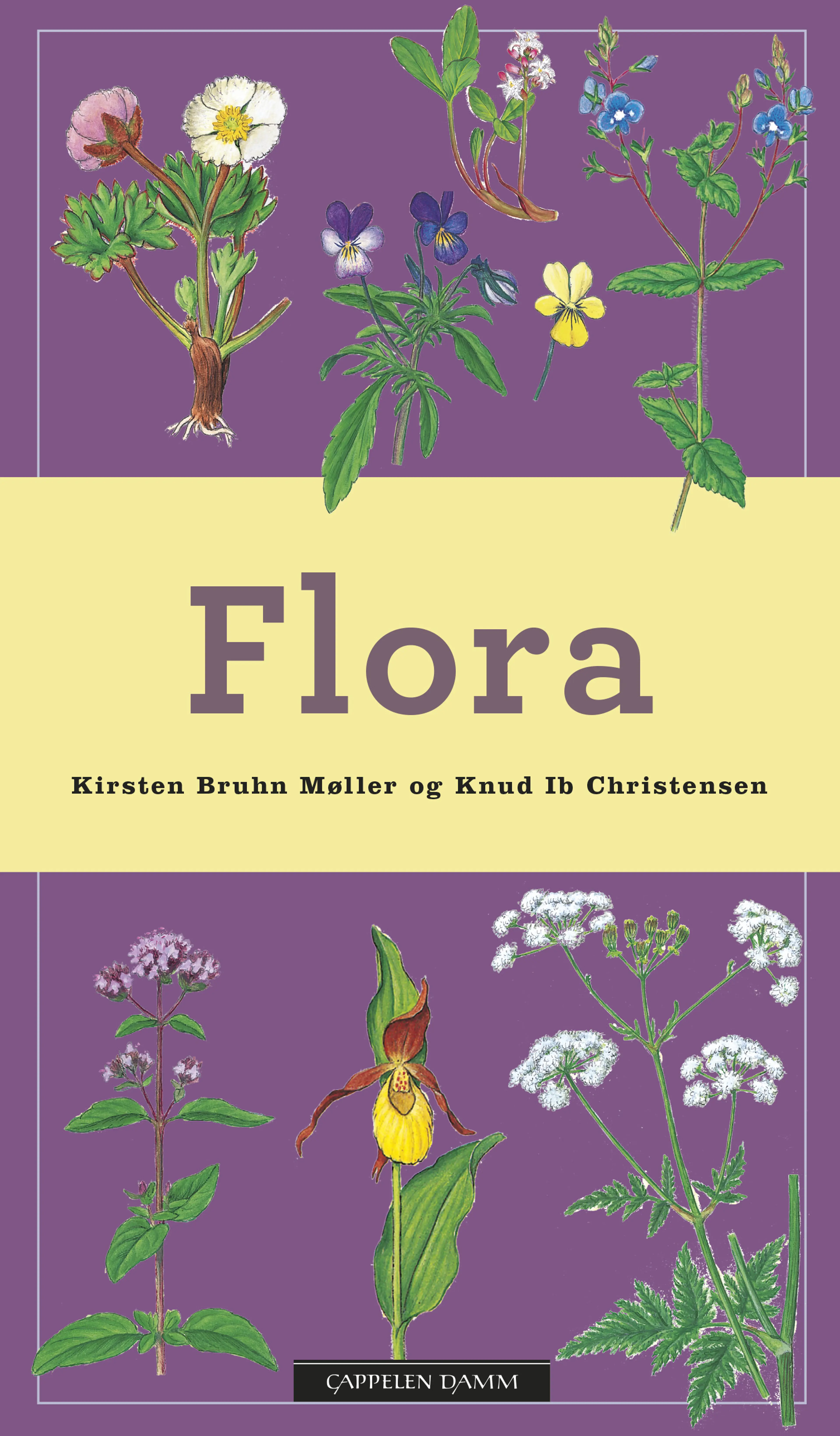 Omslag Flora av Kirsten Bruhn Møller og Knud Ib Christensen (Innbundet)