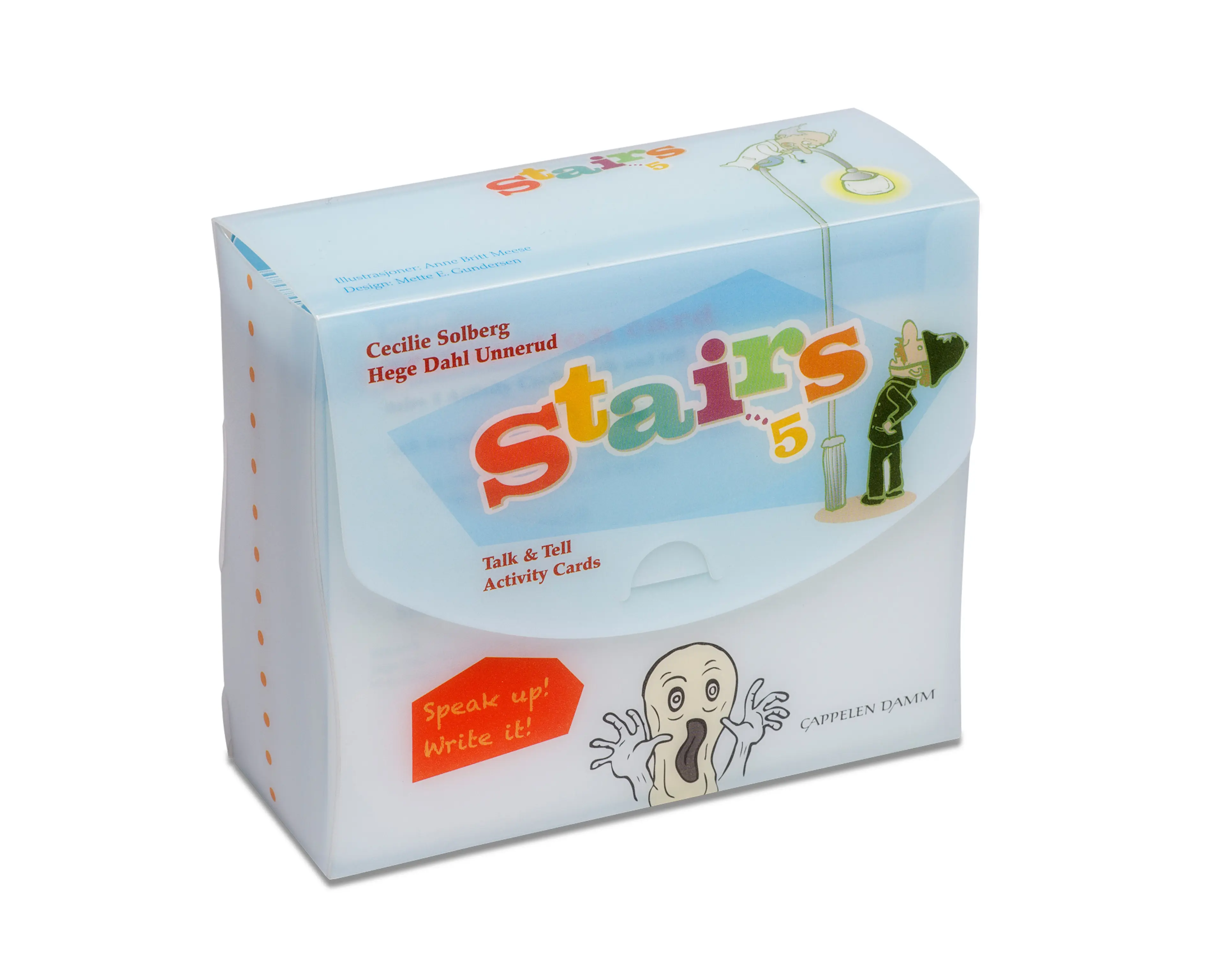 Omslag Stairs 5 Talk and Tell Activity cards av Hege Dahl Unnerud og Cecilie Solberg (Eske)