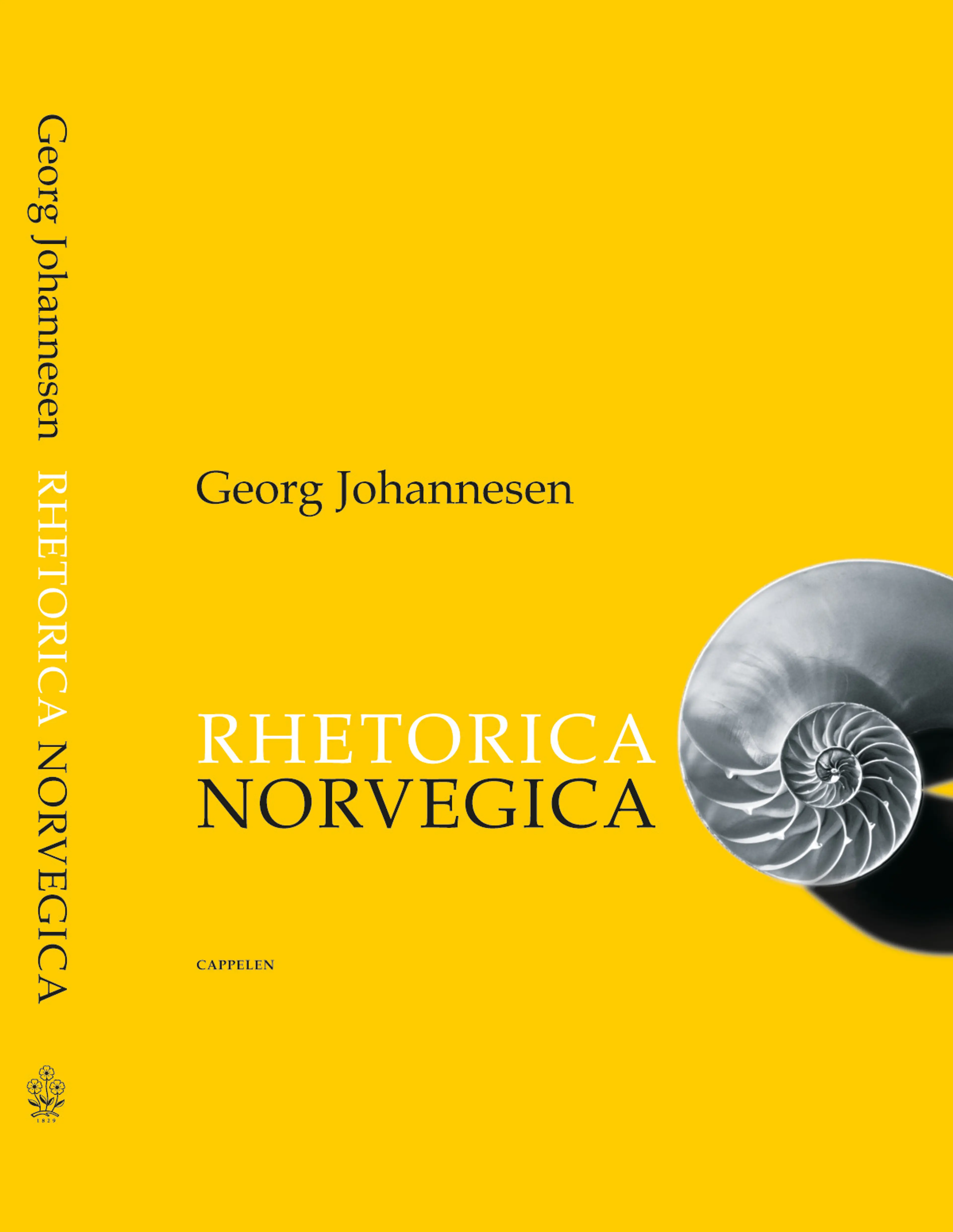 Omslag Rhetorica Norvegica av Georg Johannesen (Innbundet)