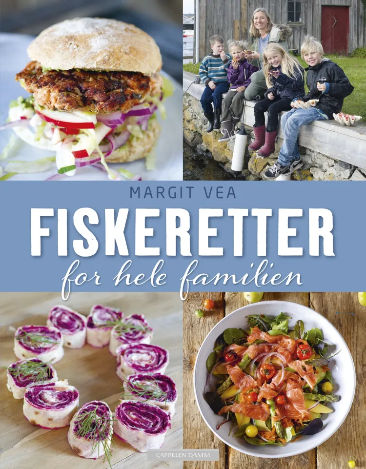 Omslag Fiskeretter for hele familien av Margit Vea (Innbundet)