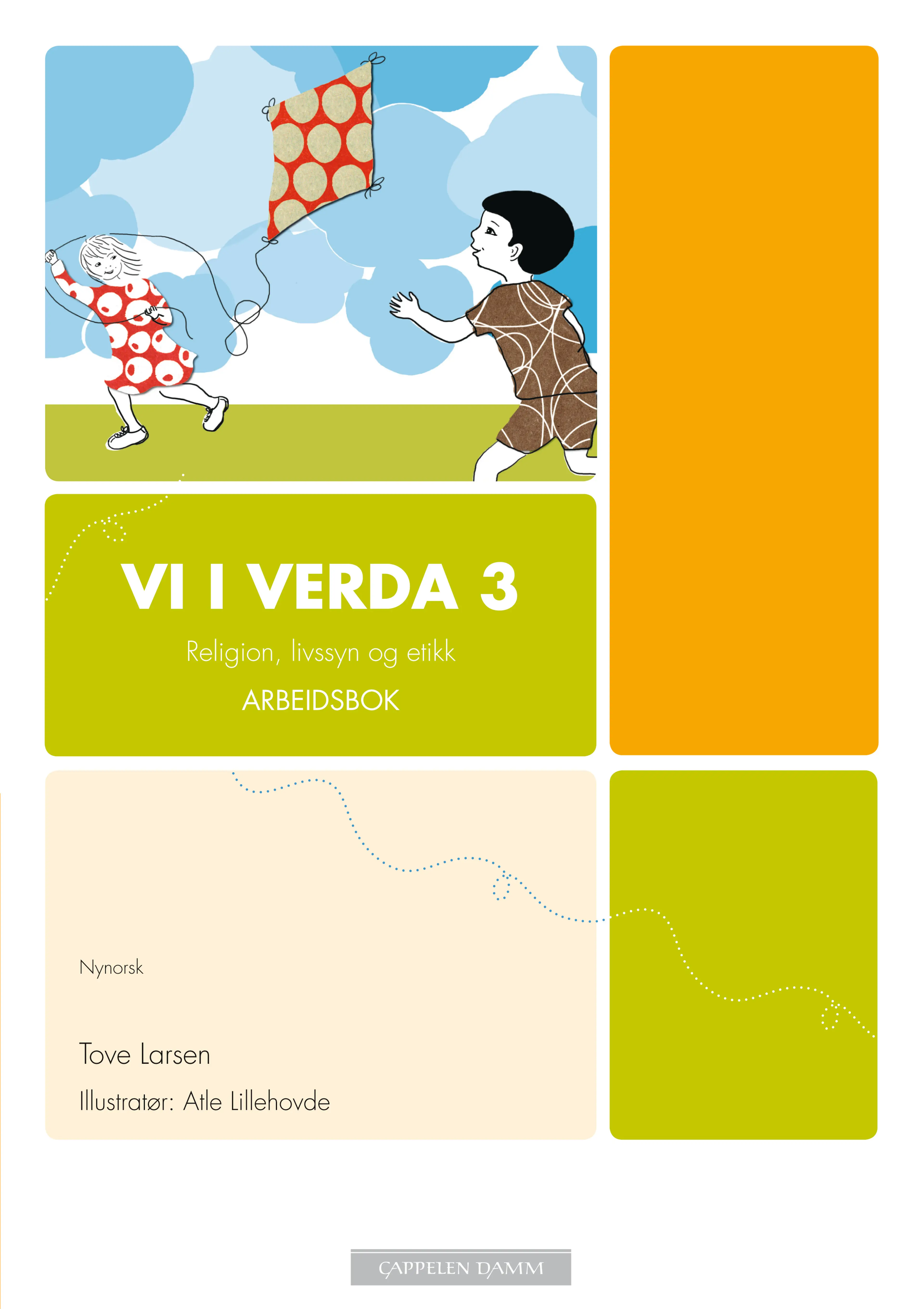 Omslag Vi i verda 3 Arbeidsbok av Tove Larsen (Heftet)