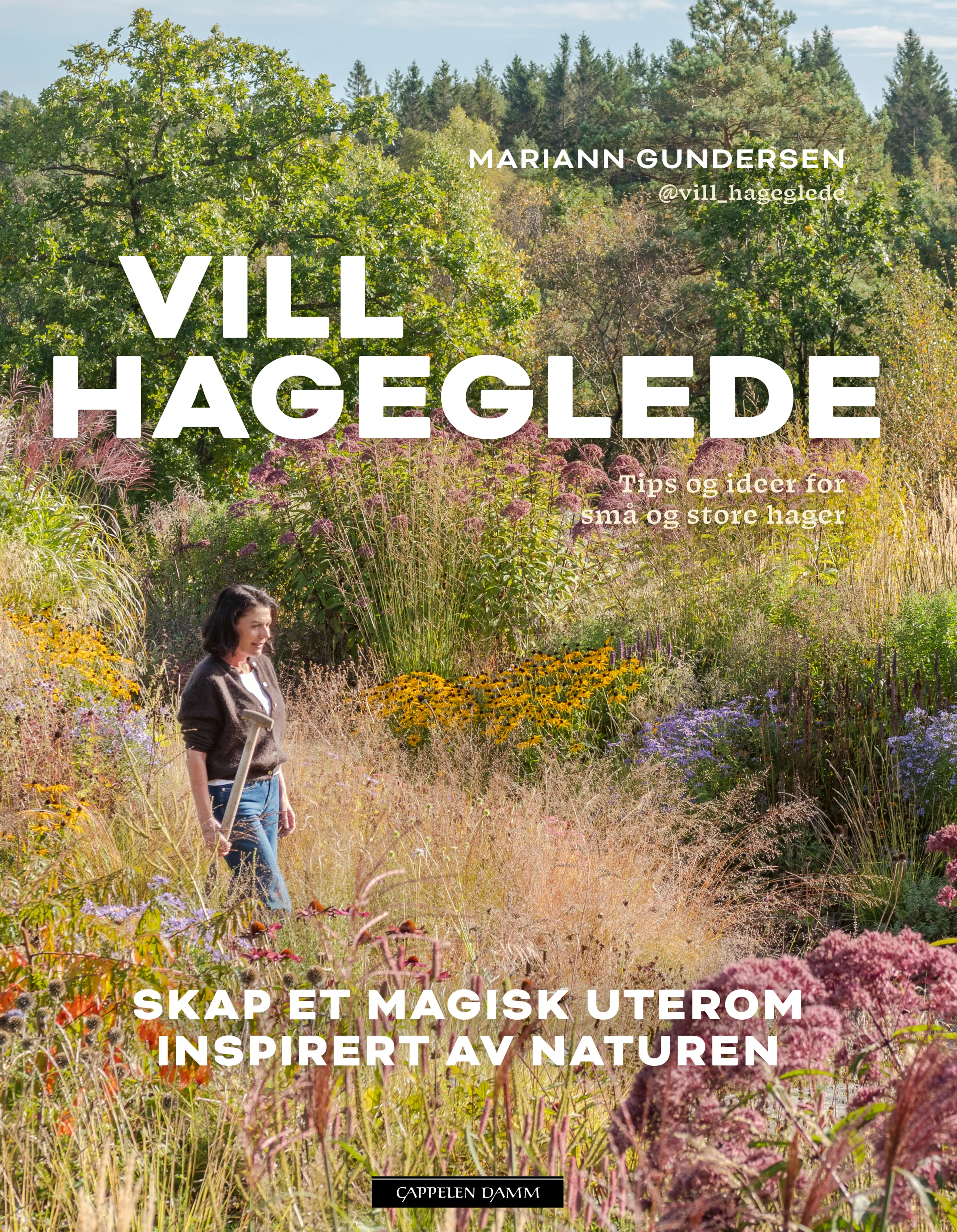 Omslag Vill hageglede av Mariann Gundersen (Innbundet)