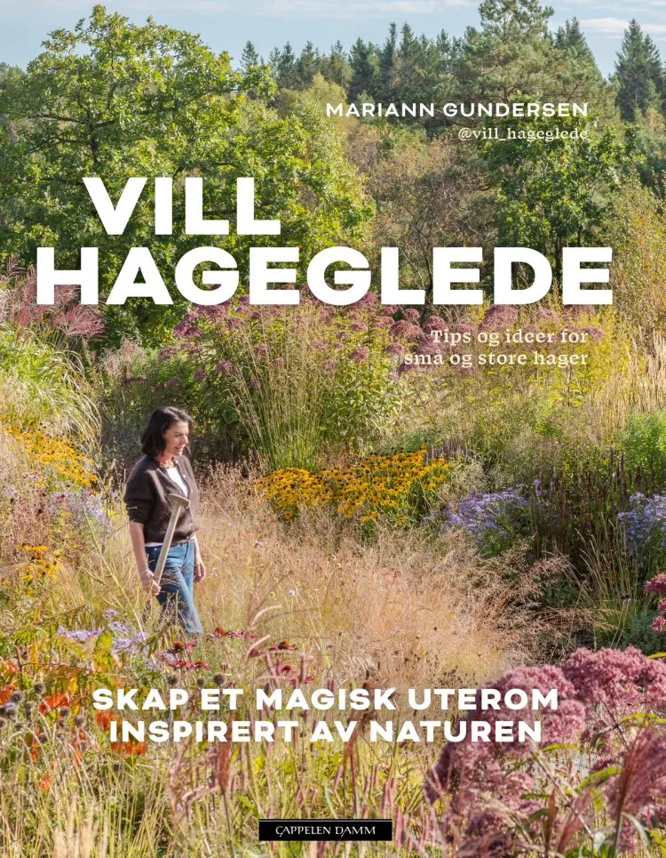 Omslag Vill hageglede av Mariann Gundersen (Innbundet)