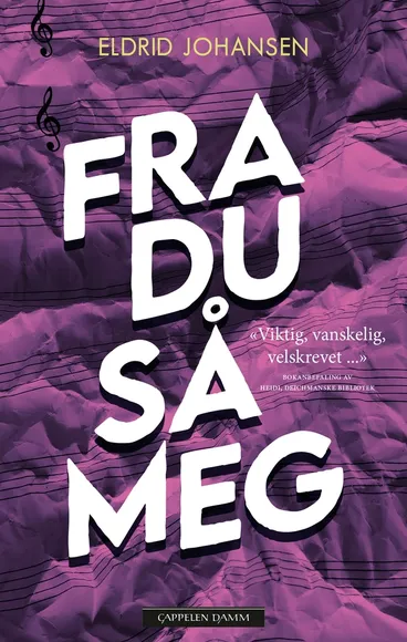 Omslag Fra du så meg av Eldrid Johansen (Heftet)
