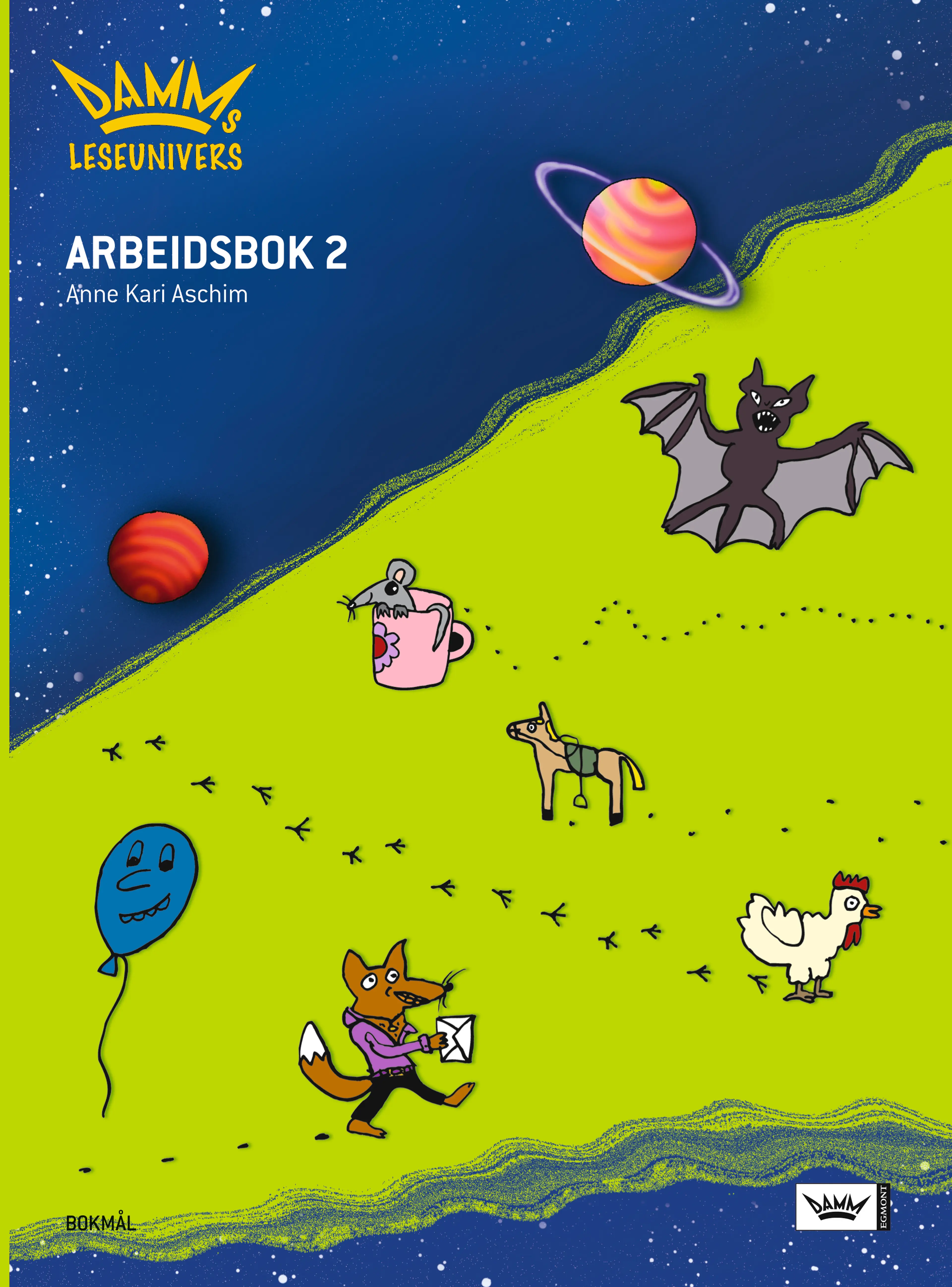 Omslag Damms leseunivers 1 Arbeidsbok 2 av Anne Kari Aschim (Heftet)