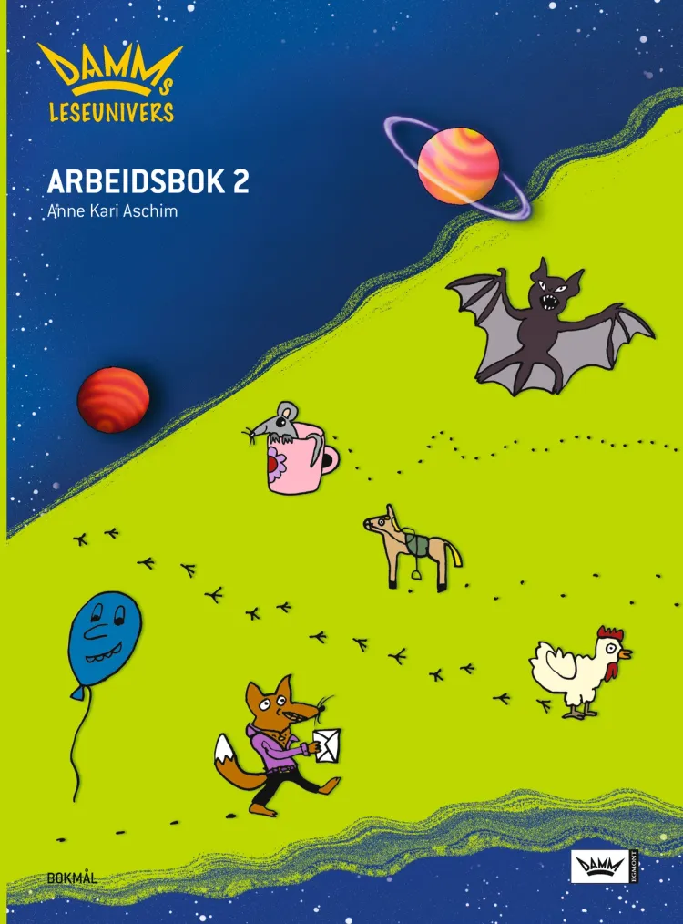 Omslag Damms leseunivers 1 Arbeidsbok 2 av Anne Kari Aschim (Heftet)