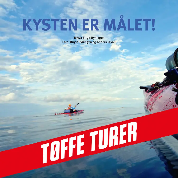 Omslag Kysten er målet! av Birgit Ryningen (Lydbok)