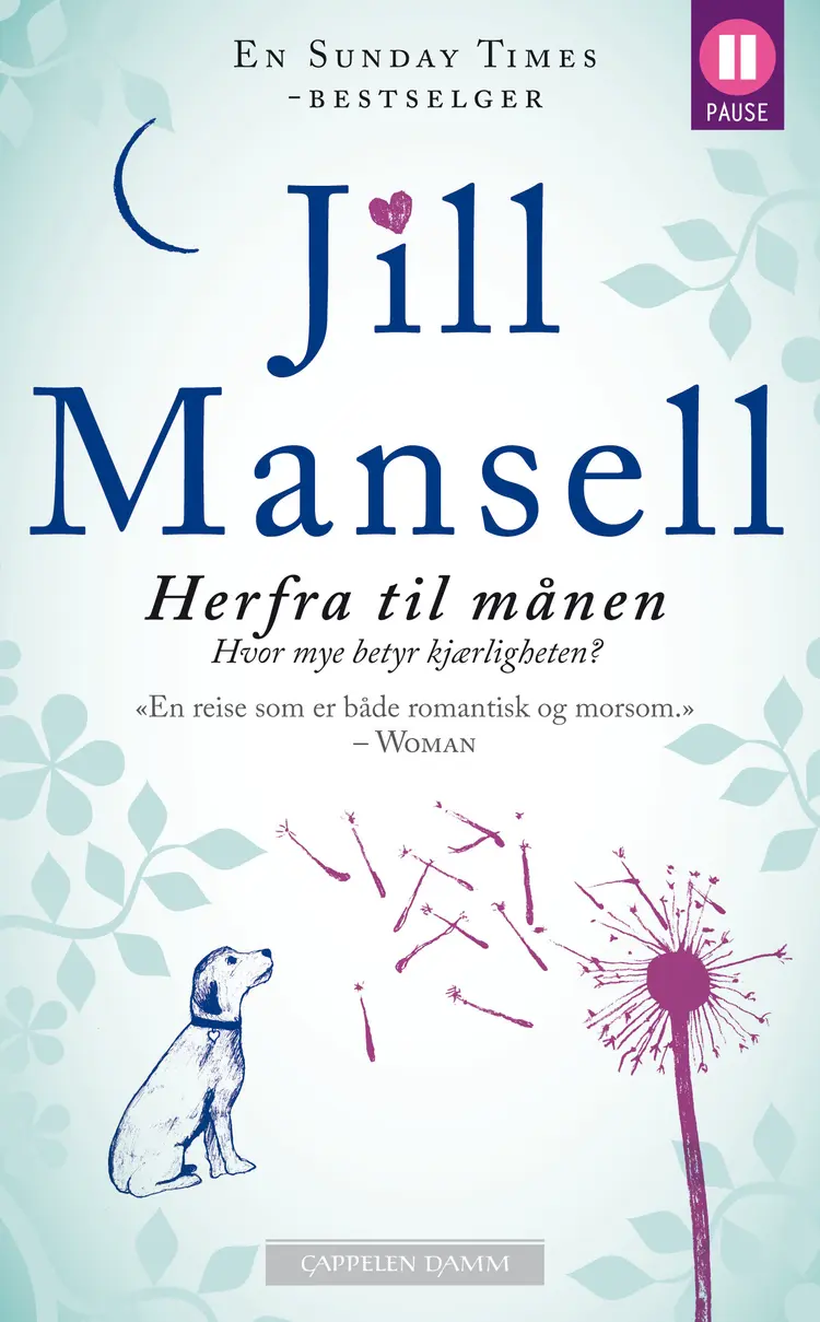 Omslag Herfra til månen av Jill Mansell (Ebok)