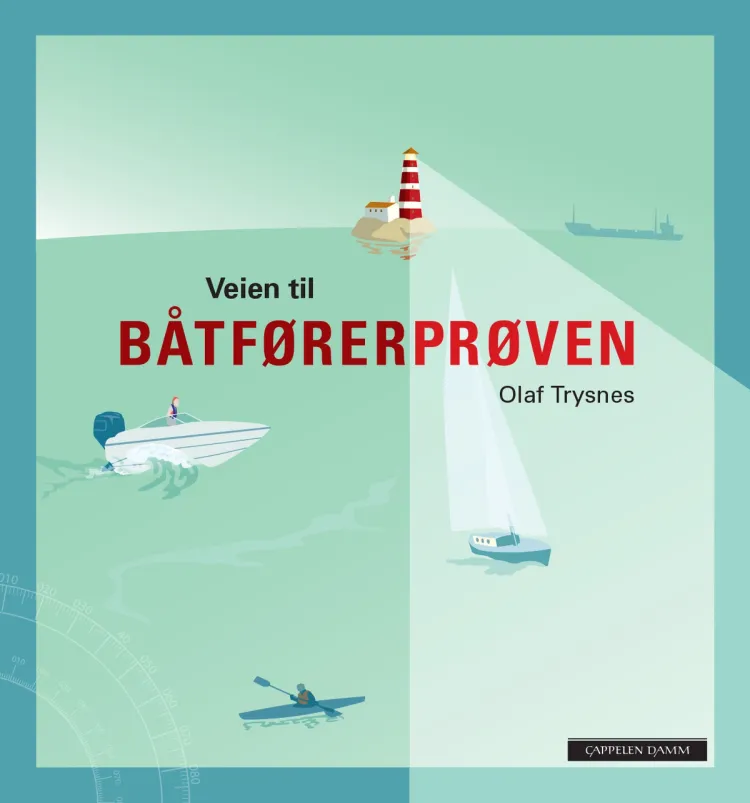 Omslag Veien til båtførerprøven av Olaf Trysnes (Heftet)
