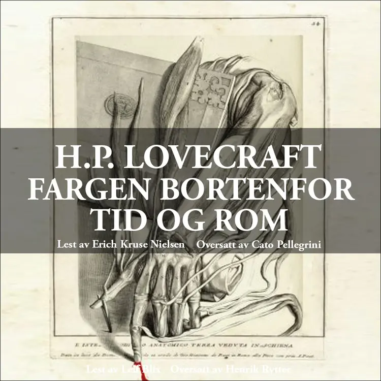 Omslag Fargen bortenfor tid og rom av Howard Phillips Lovecraft (Lydbok)