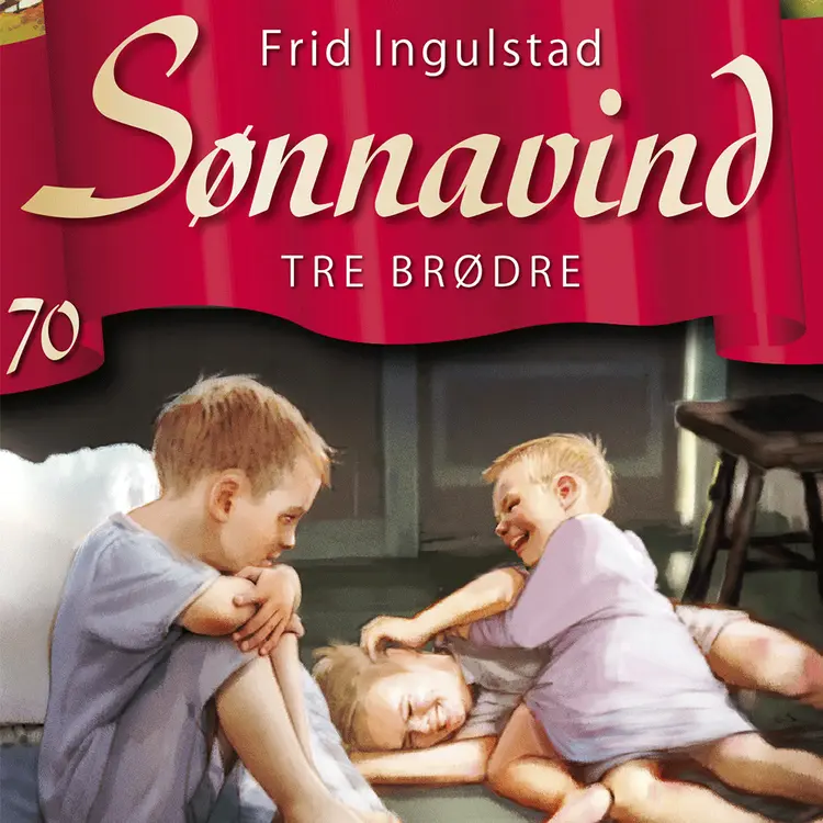 Omslag Tre brødre av Frid Ingulstad (Lydbok)