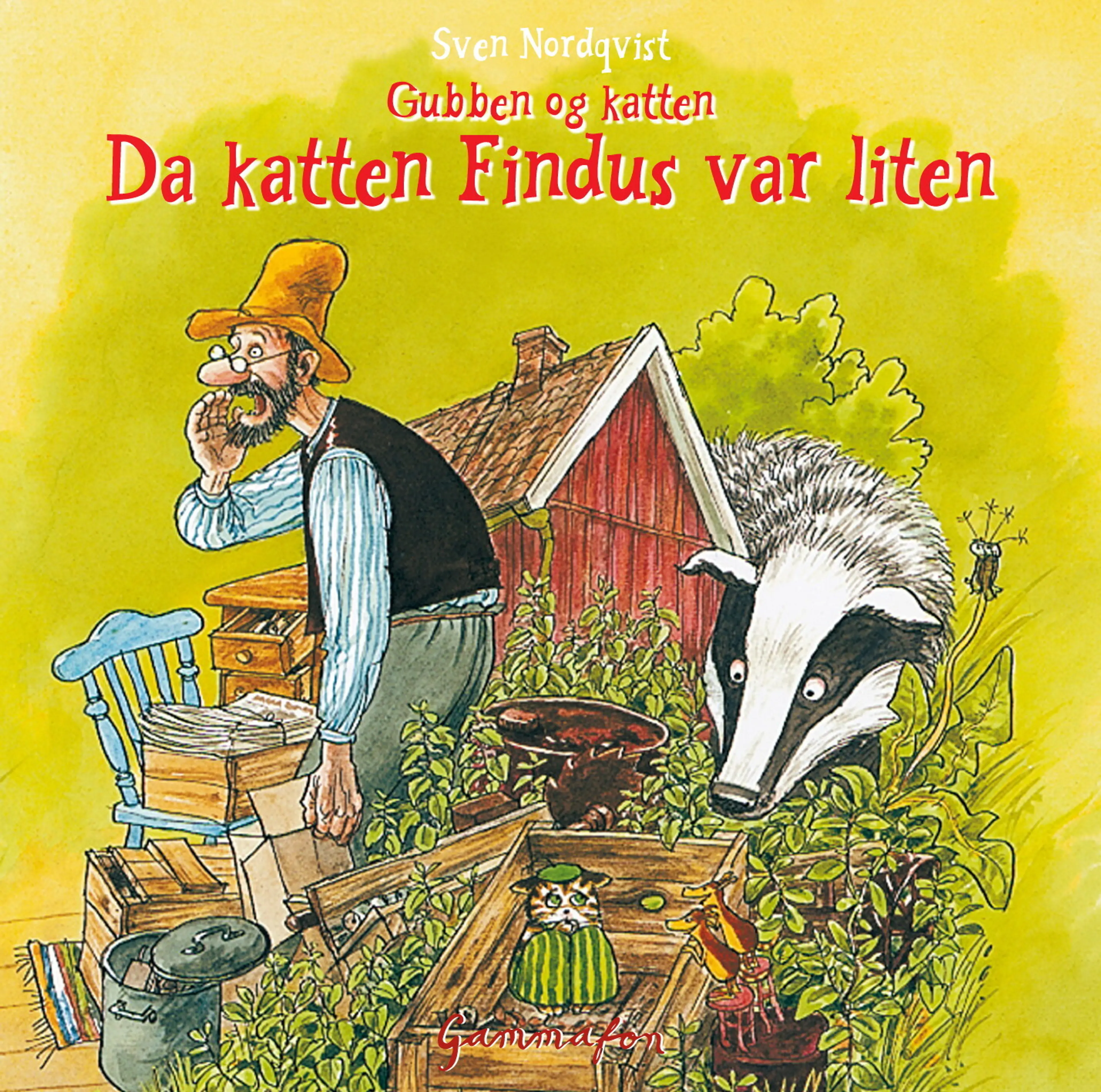 Omslag Gubben og katten - Da katten Findus var liten av Sven Nordqvist (Lydbok)