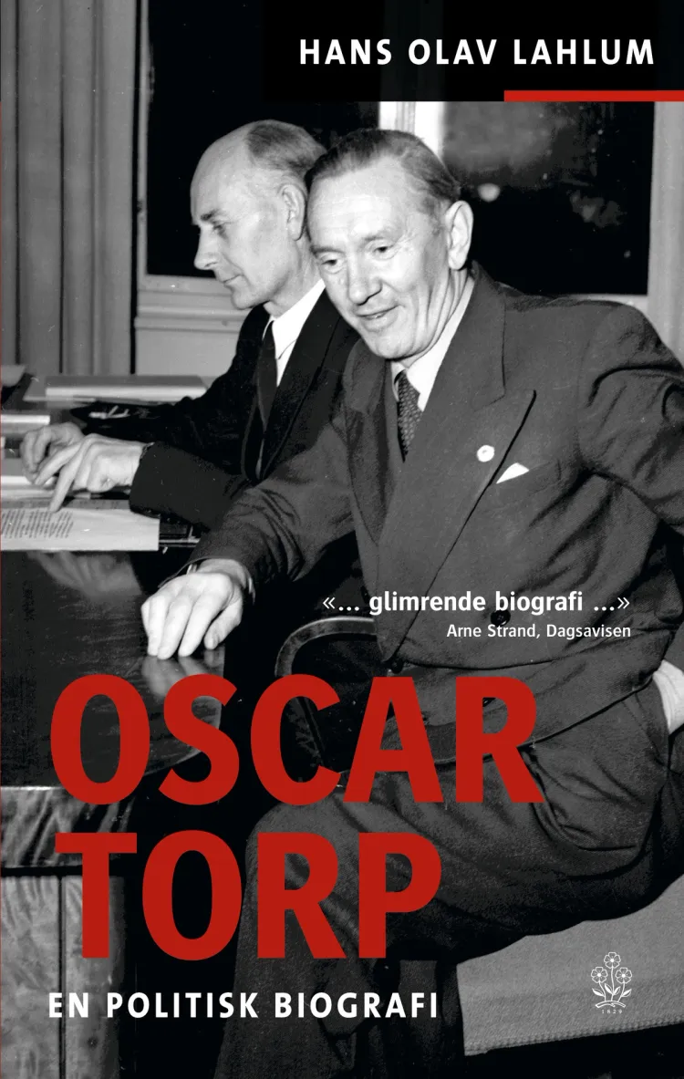 Omslag Oscar Torp av Hans Olav Lahlum (Heftet)