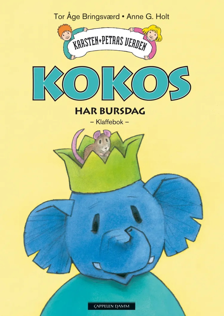 Omslag Kokos har bursdag av Tor Åge Bringsværd og Anne G. Holt (Innbundet)