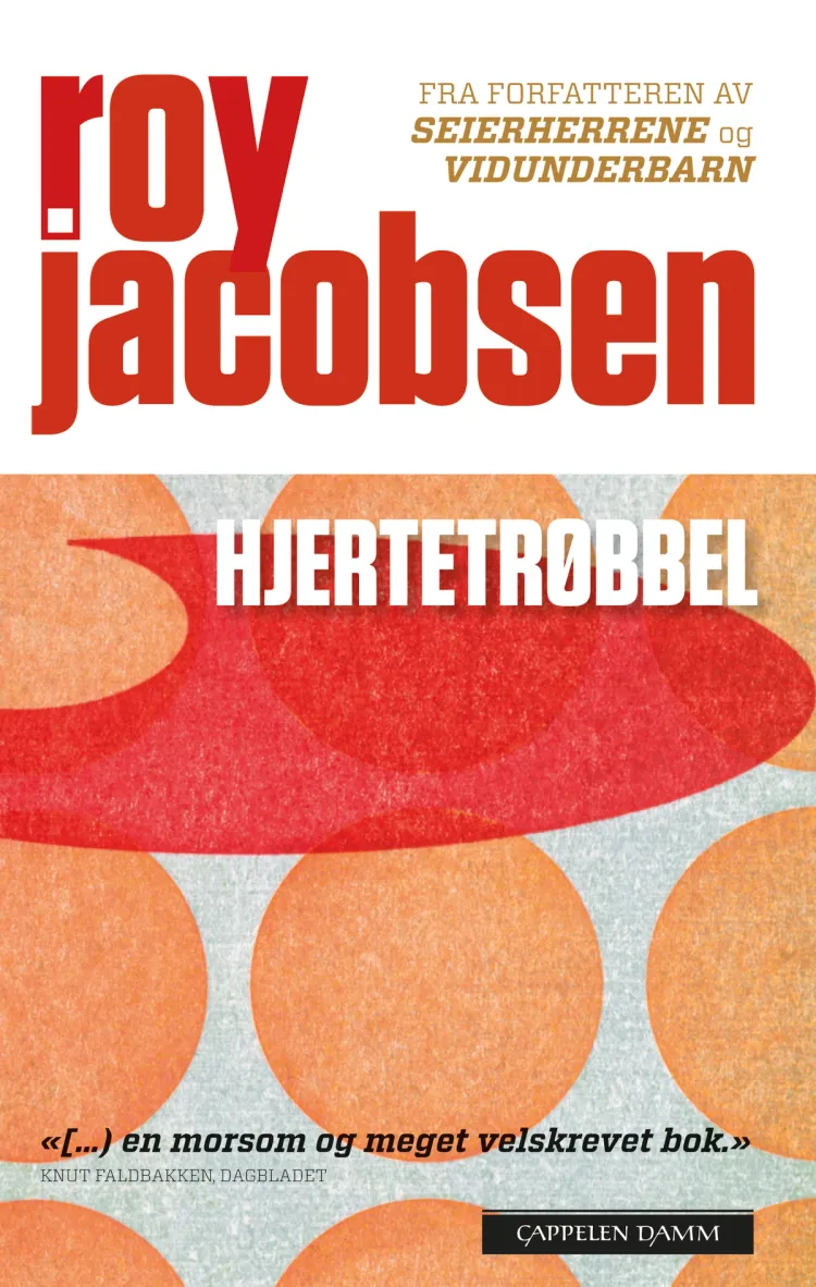 Omslag Hjertetrøbbel av Roy Jacobsen (Heftet)