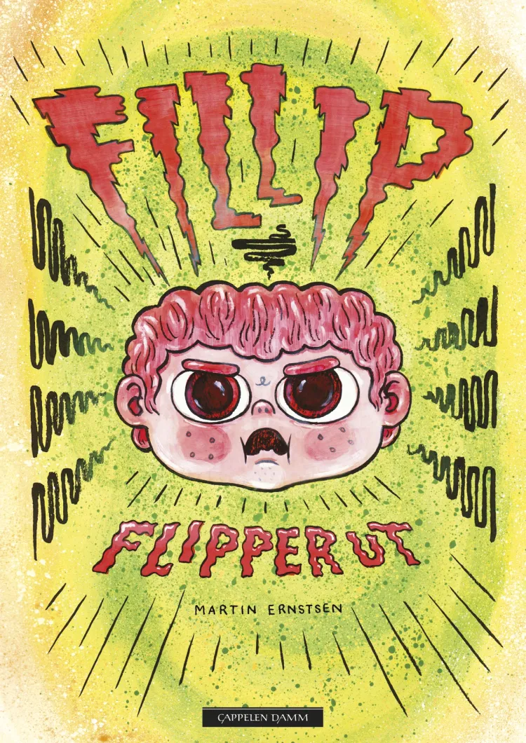 Omslag Fillip flipper ut av Martin Ernstsen (Innbundet)