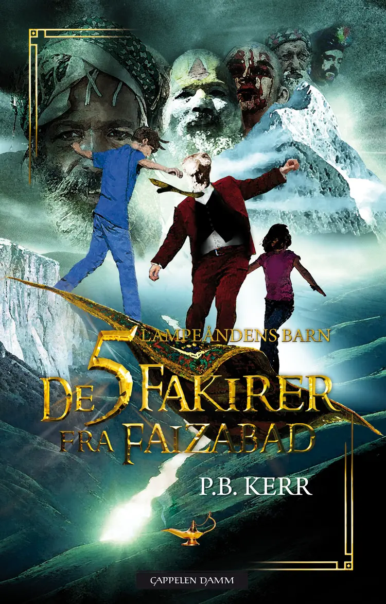 Omslag De fem fakirer fra Faizabad av P. B. Kerr (Innbundet)