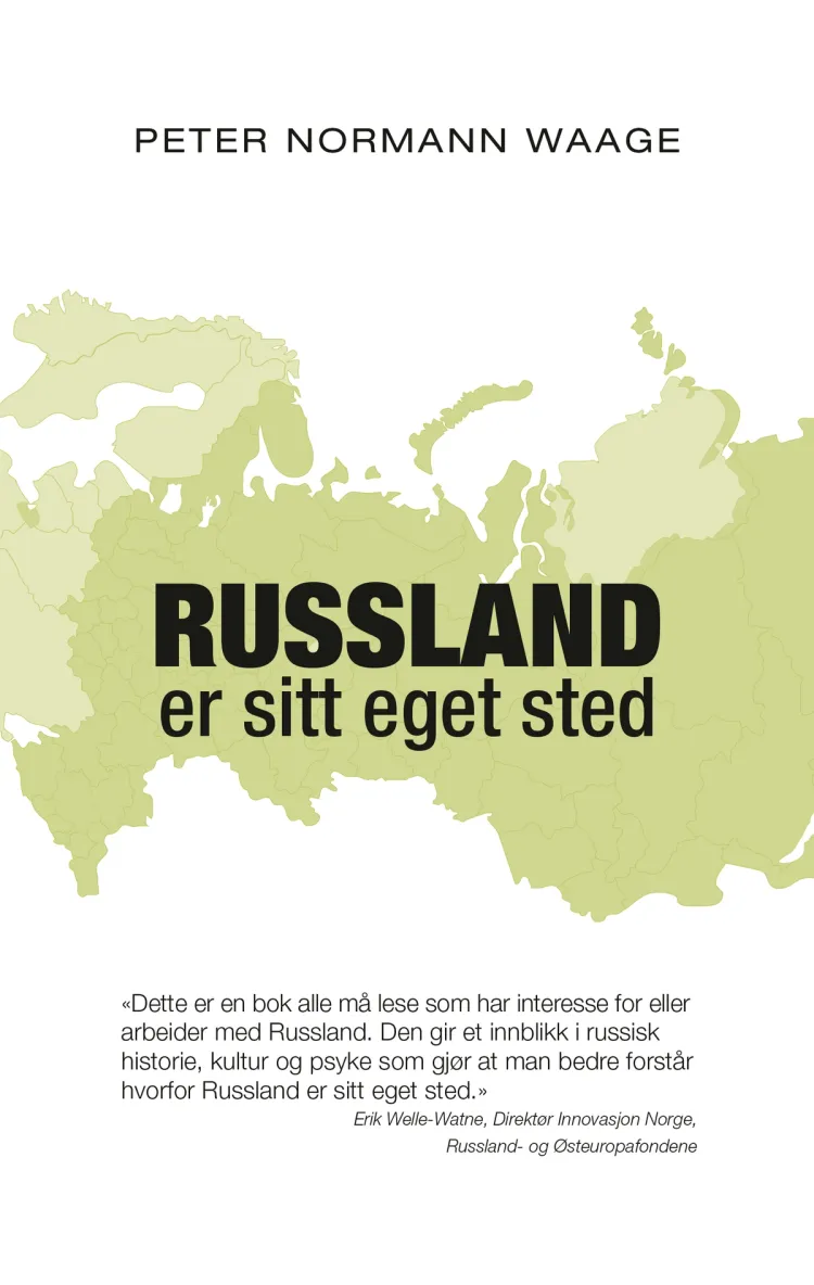 Omslag Russland er sitt eget sted av Peter Normann Waage (Heftet)