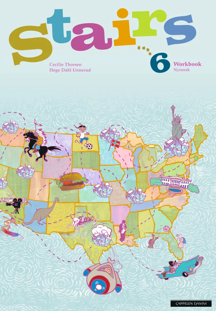 Omslag Stairs 6 Workbook av Cecilie Thorsen og Hege Dahl Unnerud (Heftet)