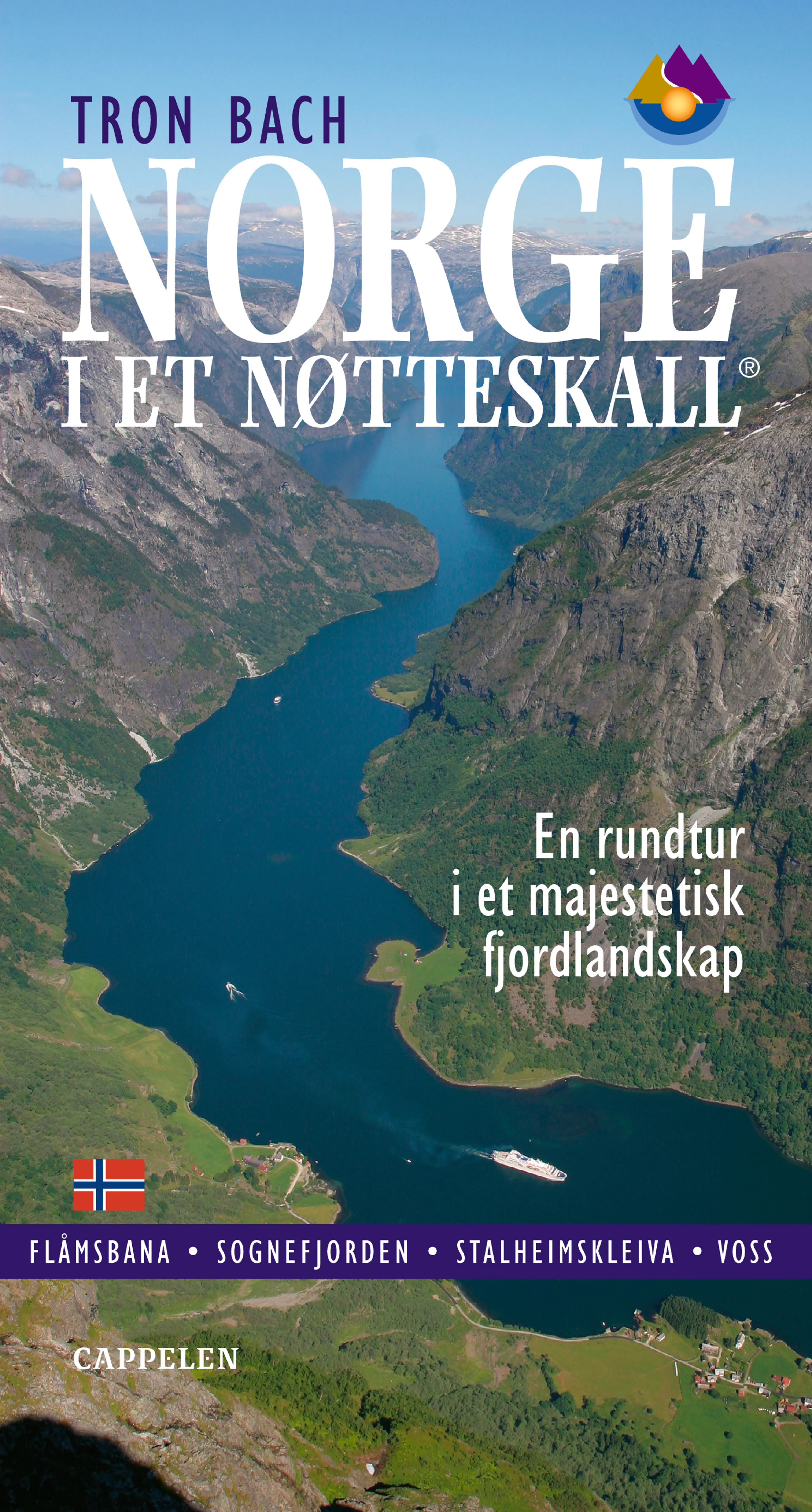 Omslag Norge i et nøtteskall av Tron Bach (Innbundet)