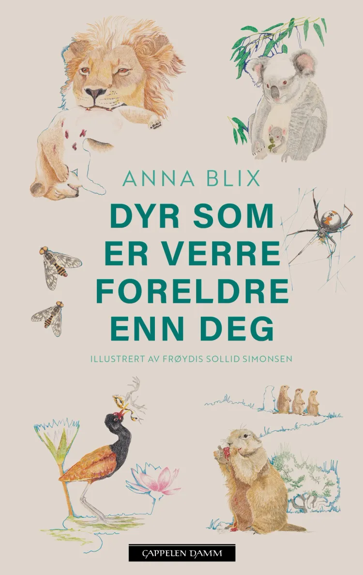 Omslag Dyr som er verre foreldre enn deg av Anna Blix (Innbundet)