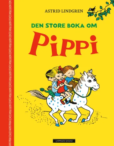 Omslag Den store boka om Pippi av Astrid Lindgren (Ebok)
