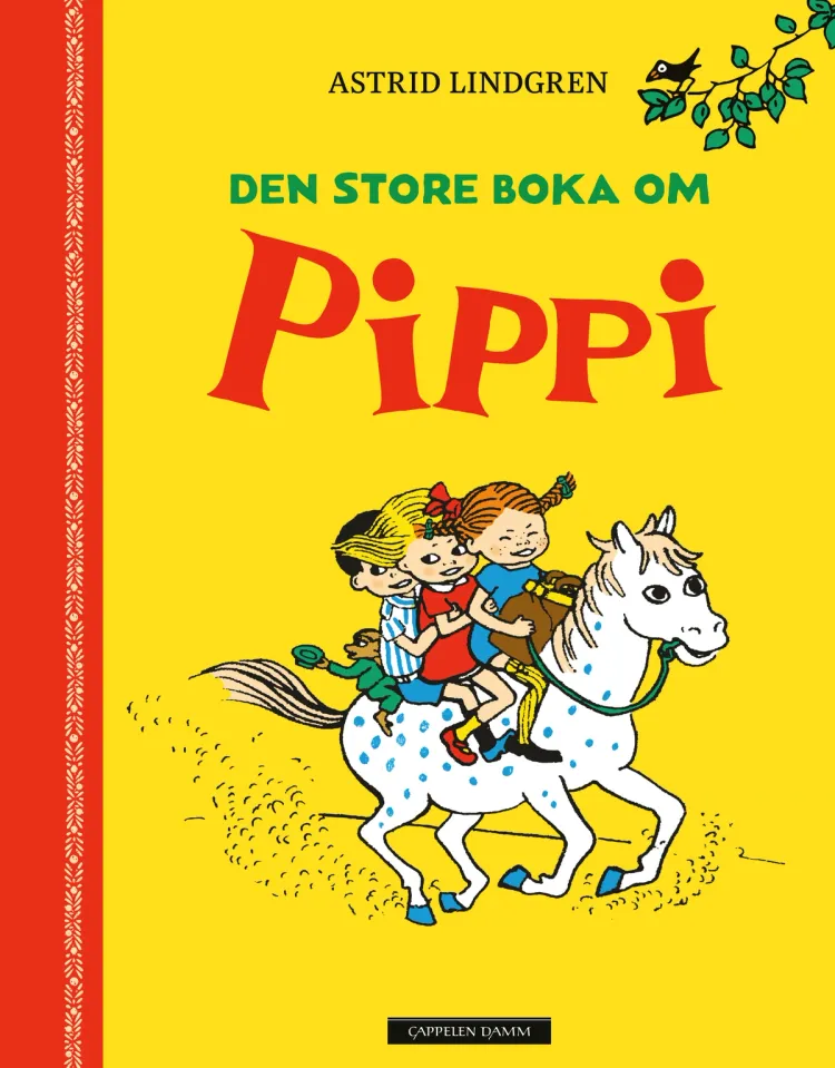 Omslag Den store boka om Pippi av Astrid Lindgren (Ebok)