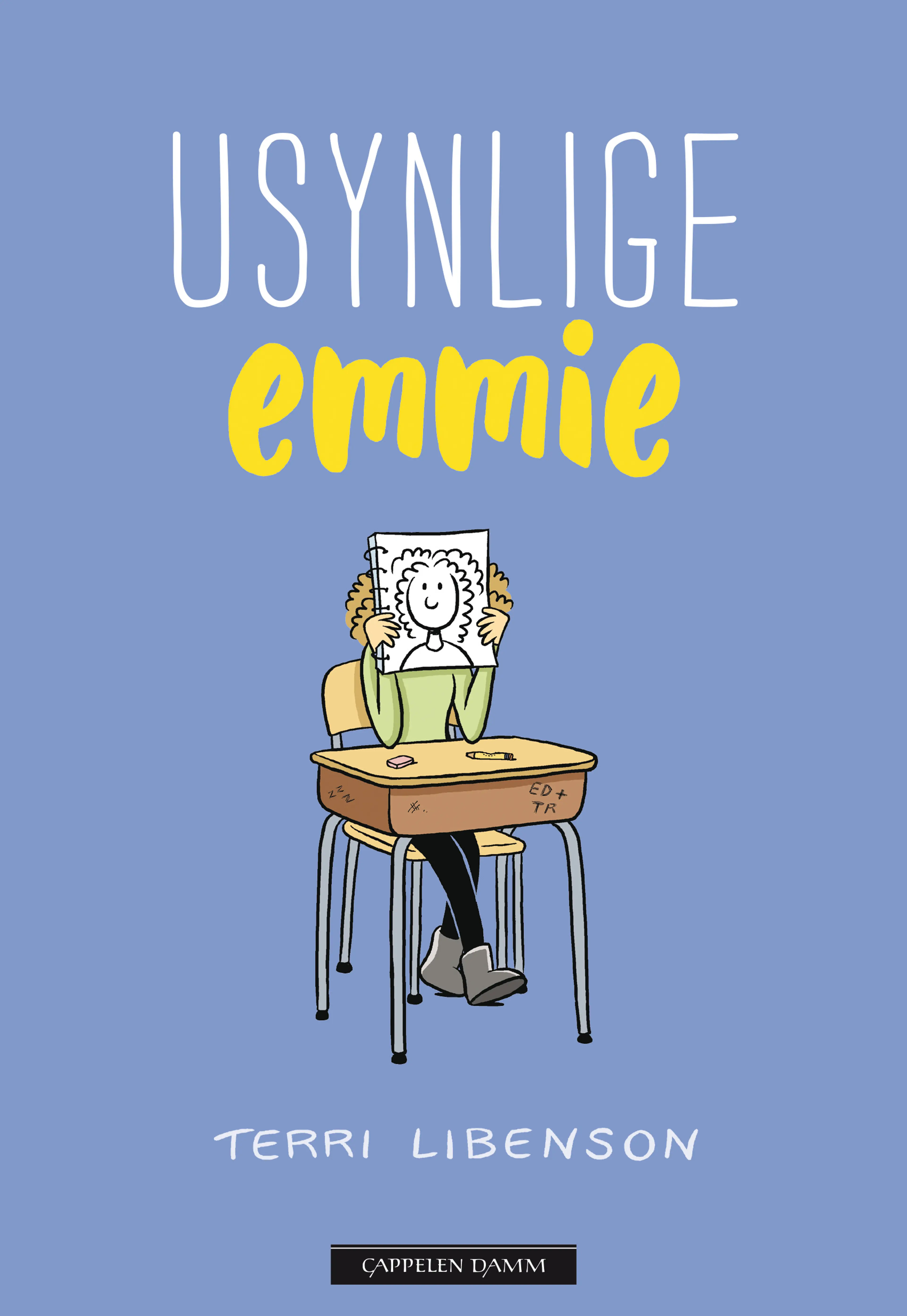 Omslag Usynlige Emmie av Terri Libenson (Innbundet)
