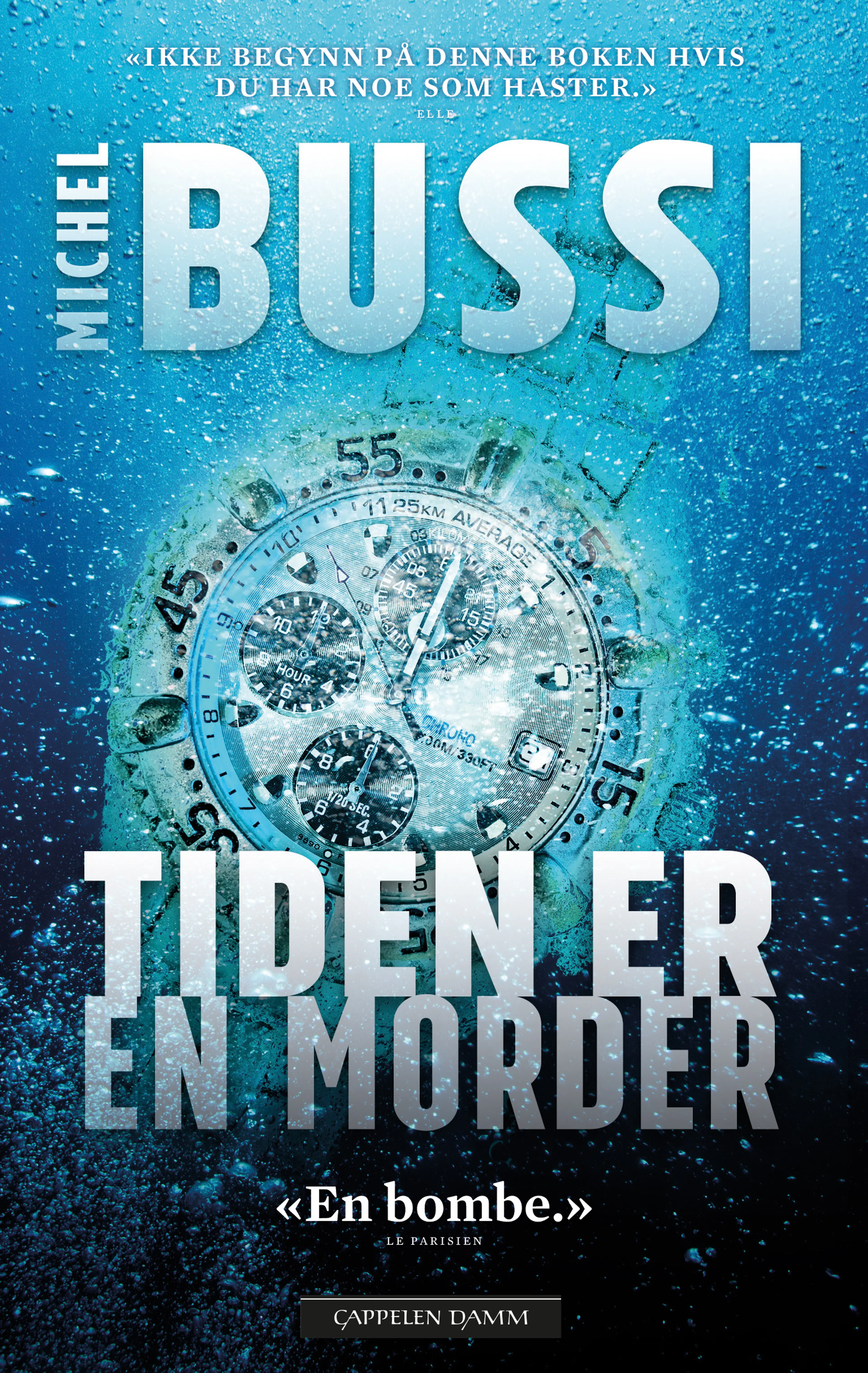 Omslag Tiden er en morder av Michel Bussi (Ebok)