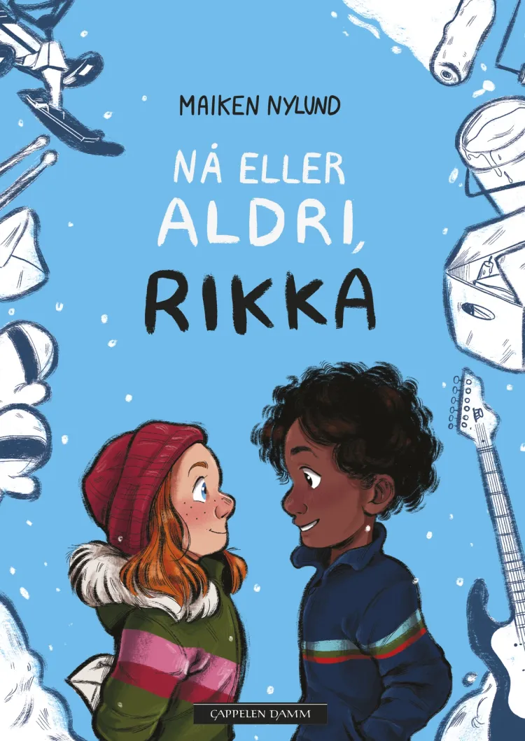 Omslag Nå eller aldri, Rikka av Maiken Nylund (Innbundet)
