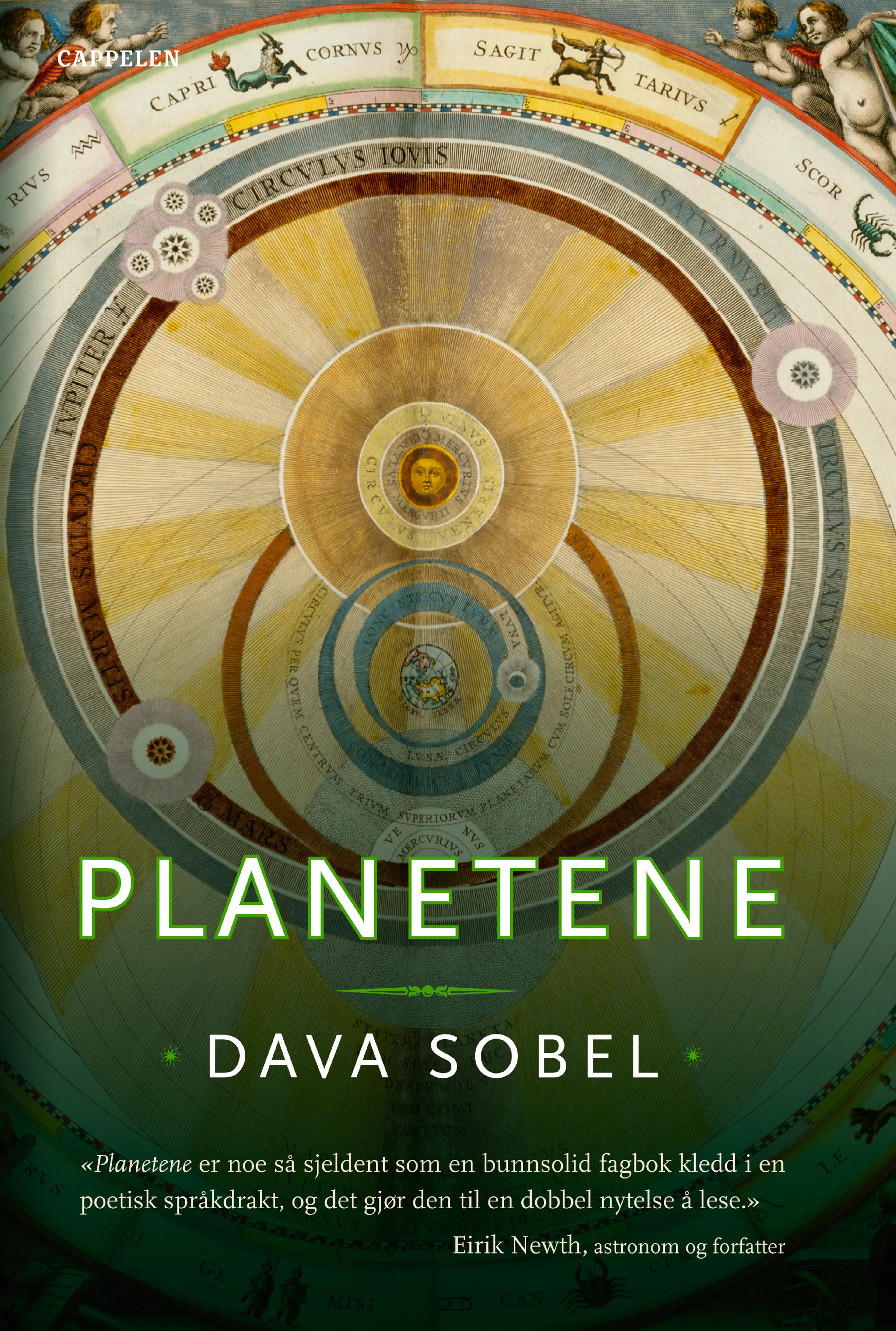 Omslag Planetene av Dava Sobel (Innbundet)