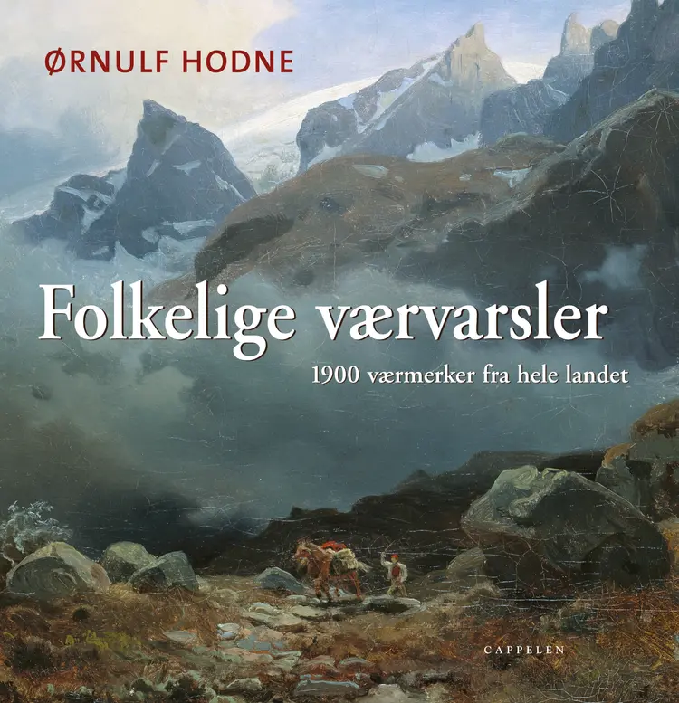 Omslag Folkelige værvarsler av Ørnulf Hodne (Innbundet)